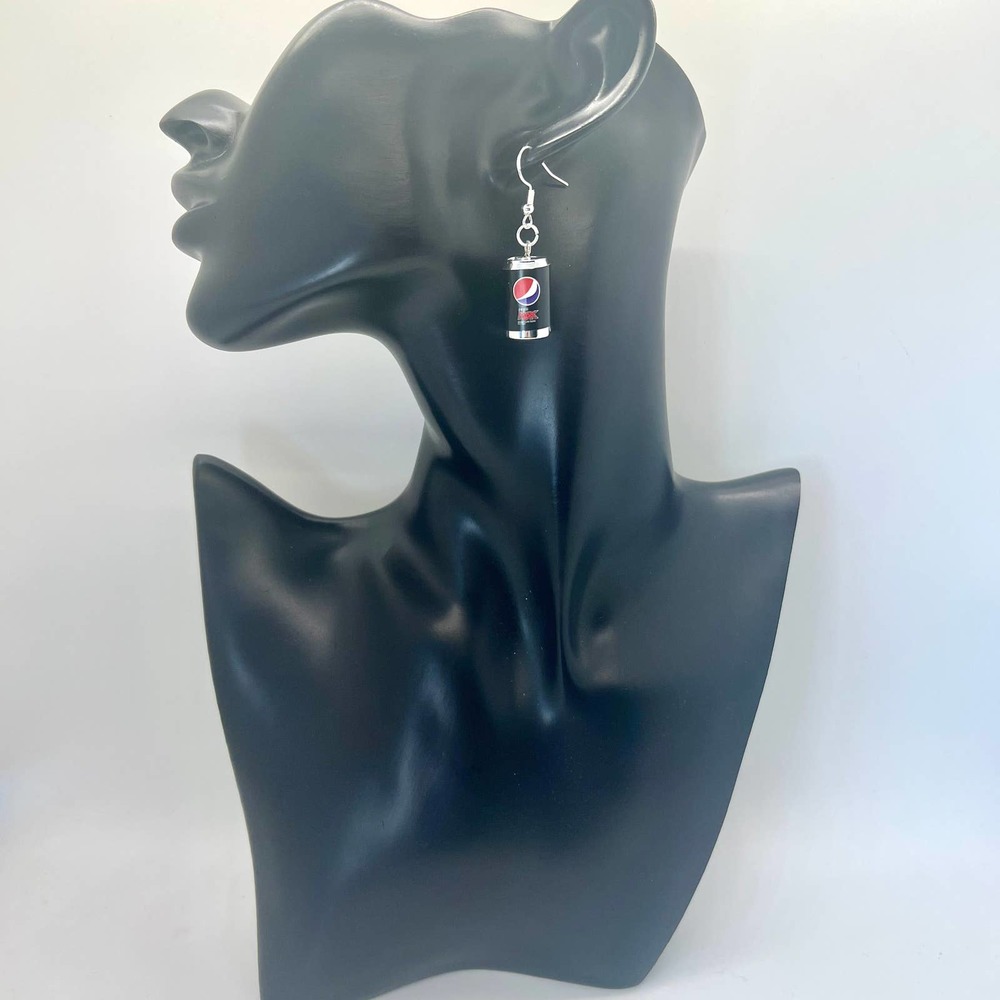 Pepsi Max Earrings - Pepsi Cans - Drink Earrings - Novelty Earrings - Pop Soda - Picture 6 of 8